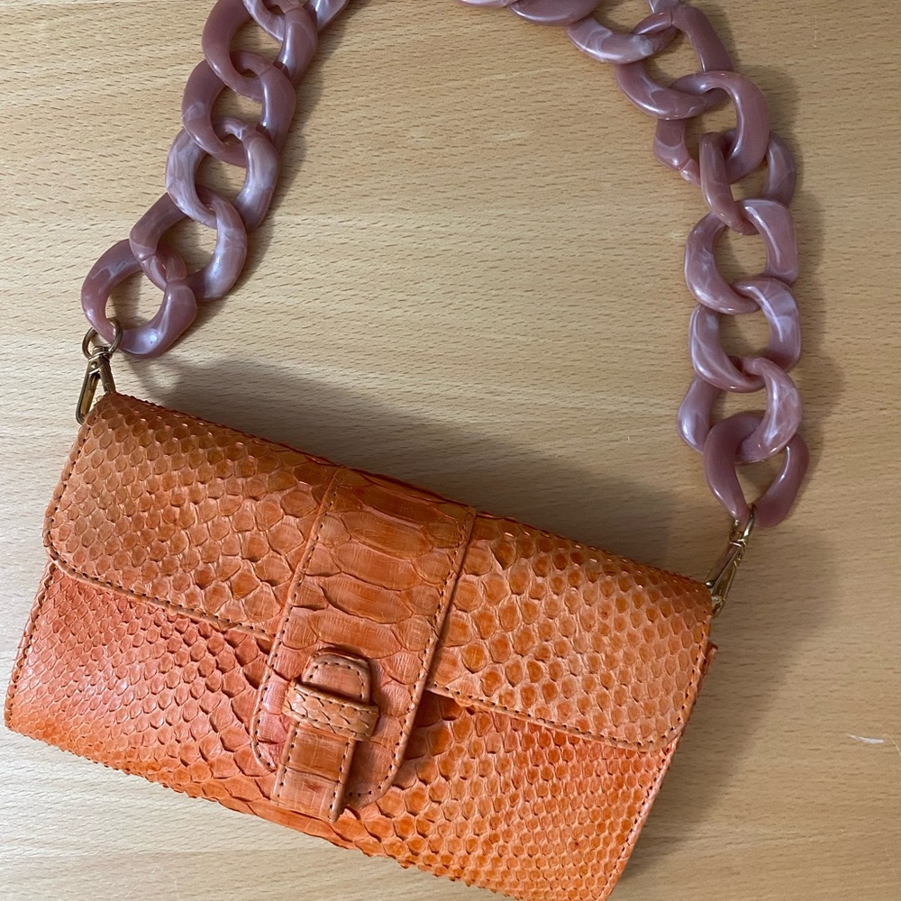 Exotic Python Handbag